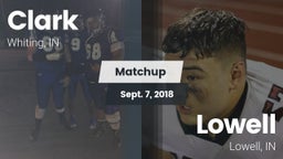 Matchup: Clark  vs. Lowell  2018