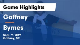 Gaffney  vs Byrnes  Game Highlights - Sept. 9, 2019