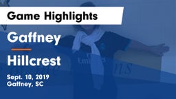 Gaffney  vs Hillcrest  Game Highlights - Sept. 10, 2019