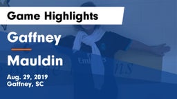 Gaffney  vs Mauldin Game Highlights - Aug. 29, 2019