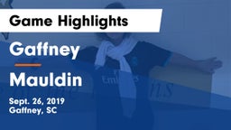 Gaffney  vs Mauldin Game Highlights - Sept. 26, 2019