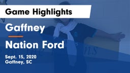 Gaffney  vs Nation Ford  Game Highlights - Sept. 15, 2020