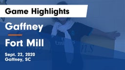 Gaffney  vs Fort Mill  Game Highlights - Sept. 22, 2020