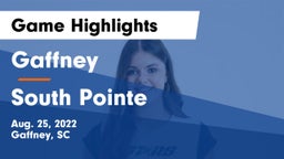 Gaffney  vs South Pointe  Game Highlights - Aug. 25, 2022