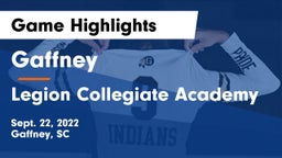 Gaffney  vs Legion Collegiate Academy Game Highlights - Sept. 22, 2022