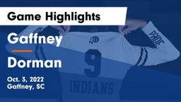 Gaffney  vs Dorman  Game Highlights - Oct. 3, 2022