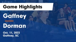 Gaffney  vs Dorman  Game Highlights - Oct. 11, 2022