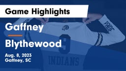 Gaffney  vs Blythewood  Game Highlights - Aug. 8, 2023