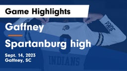 Gaffney  vs Spartanburg high Game Highlights - Sept. 14, 2023