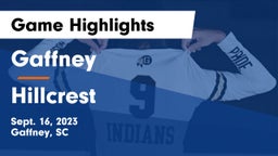 Gaffney  vs Hillcrest  Game Highlights - Sept. 16, 2023