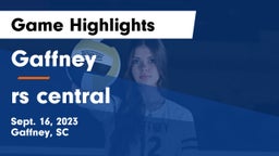 Gaffney  vs rs central  Game Highlights - Sept. 16, 2023