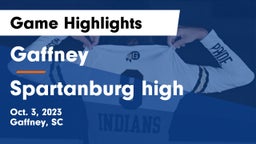 Gaffney  vs Spartanburg high  Game Highlights - Oct. 3, 2023