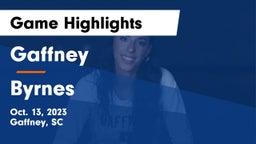 Gaffney  vs Byrnes  Game Highlights - Oct. 13, 2023