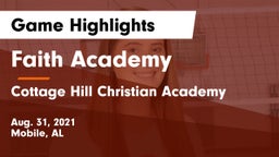 Faith Academy  vs Cottage Hill Christian Academy Game Highlights - Aug. 31, 2021