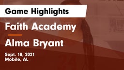 Faith Academy  vs Alma Bryant Game Highlights - Sept. 18, 2021