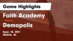 Faith Academy  vs Demopolis Game Highlights - Sept. 18, 2021