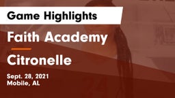 Faith Academy  vs Citronelle  Game Highlights - Sept. 28, 2021