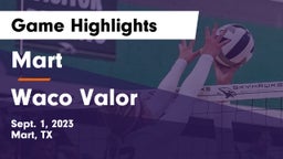 Mart  vs Waco Valor Game Highlights - Sept. 1, 2023