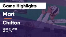Mart  vs Chilton  Game Highlights - Sept. 8, 2023