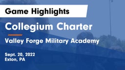 Collegium Charter  vs Valley Forge Military Academy Game Highlights - Sept. 20, 2022