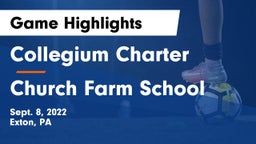 Collegium Charter  vs Church Farm School Game Highlights - Sept. 8, 2022
