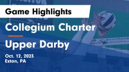 Collegium Charter  vs Upper Darby  Game Highlights - Oct. 12, 2023