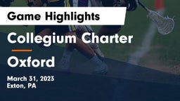 Collegium Charter  vs Oxford  Game Highlights - March 31, 2023
