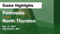 Peninsula  vs North Thurston  Game Highlights - Oct. 17, 2019