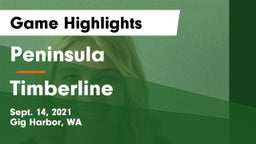Peninsula  vs Timberline Game Highlights - Sept. 14, 2021