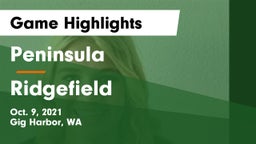 Peninsula  vs Ridgefield  Game Highlights - Oct. 9, 2021