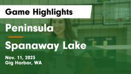 Peninsula  vs Spanaway Lake  Game Highlights - Nov. 11, 2023