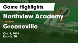Northview Academy vs Greeneville  Game Highlights - Oct. 8, 2019