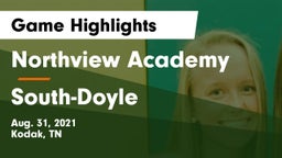 Northview Academy vs South-Doyle  Game Highlights - Aug. 31, 2021