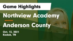 Northview Academy vs Anderson County  Game Highlights - Oct. 13, 2021