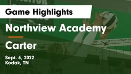 Northview Academy vs Carter Game Highlights - Sept. 6, 2022
