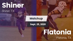 Matchup: Shiner  vs. Flatonia  2020