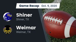 Recap: Shiner  vs. Weimar  2020