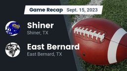 Recap: Shiner  vs. East Bernard  2023