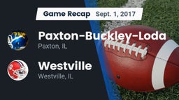 Recap: Paxton-Buckley-Loda  vs. Westville  2017