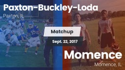Matchup: Paxton-Buckley-Loda vs. Momence  2017