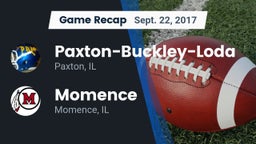 Recap: Paxton-Buckley-Loda  vs. Momence  2017