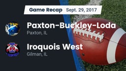 Recap: Paxton-Buckley-Loda  vs. Iroquois West  2017