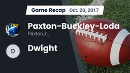 Recap: Paxton-Buckley-Loda  vs. Dwight 2017