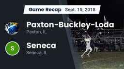 Recap: Paxton-Buckley-Loda  vs. Seneca  2018