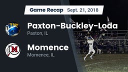 Recap: Paxton-Buckley-Loda  vs. Momence  2018