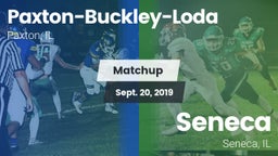 Matchup: Paxton-Buckley-Loda vs. Seneca  2019