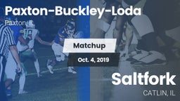 Matchup: Paxton-Buckley-Loda vs. Saltfork  2019