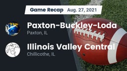 Recap: Paxton-Buckley-Loda  vs. Illinois Valley Central  2021