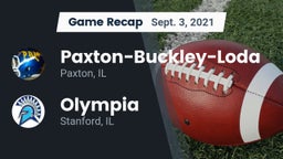 Recap: Paxton-Buckley-Loda  vs. Olympia  2021