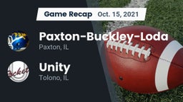 Recap: Paxton-Buckley-Loda  vs. Unity  2021